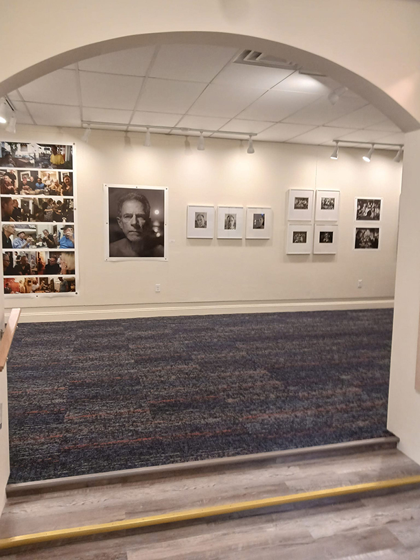 Community artists gallery: Harold Stevens Gallery- view from entrance