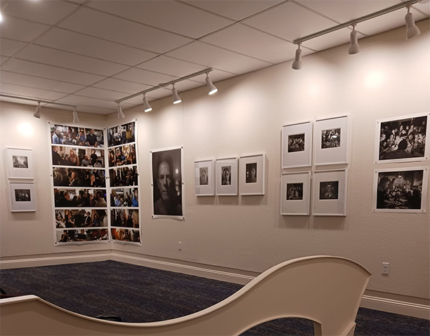 Community artists gallery: Harold Stevens Gallery- view from side