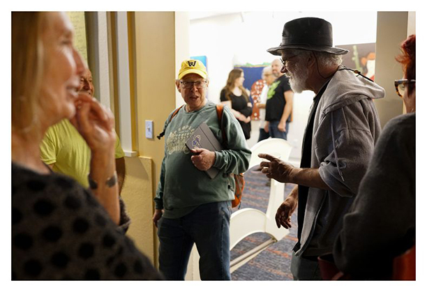 Community artists gallery: Harold Stevens Galler at WCUW, Don Hartmann opening
