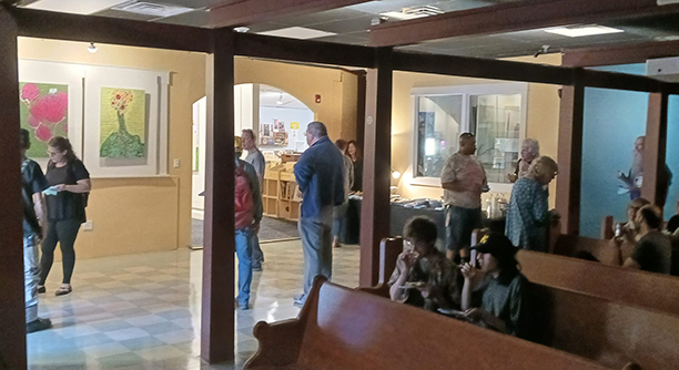 Community artists gallery: Harold Stevens Gallery at WCUW, Don Hartmann opening