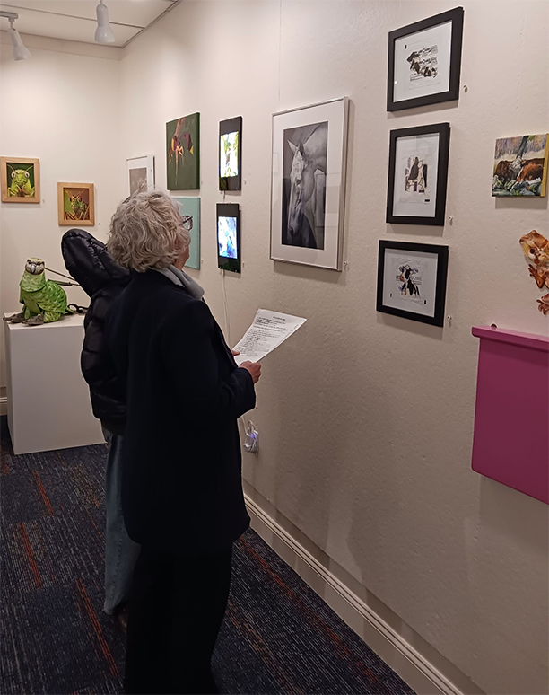 Community artists gallery: Harold Stevens Gallery at WCUW exhibit