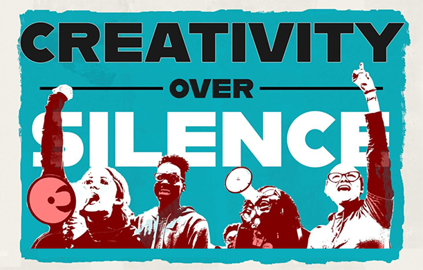 Gallery, Sunday, June 14, thru Saturday, August 29: Creativity Over Silence